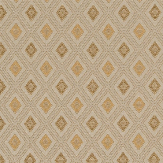 D1804 Diamonds,Small Scale Ivory Margot Beige & Taupe,Gold & Yellow Charlotte Fabrics