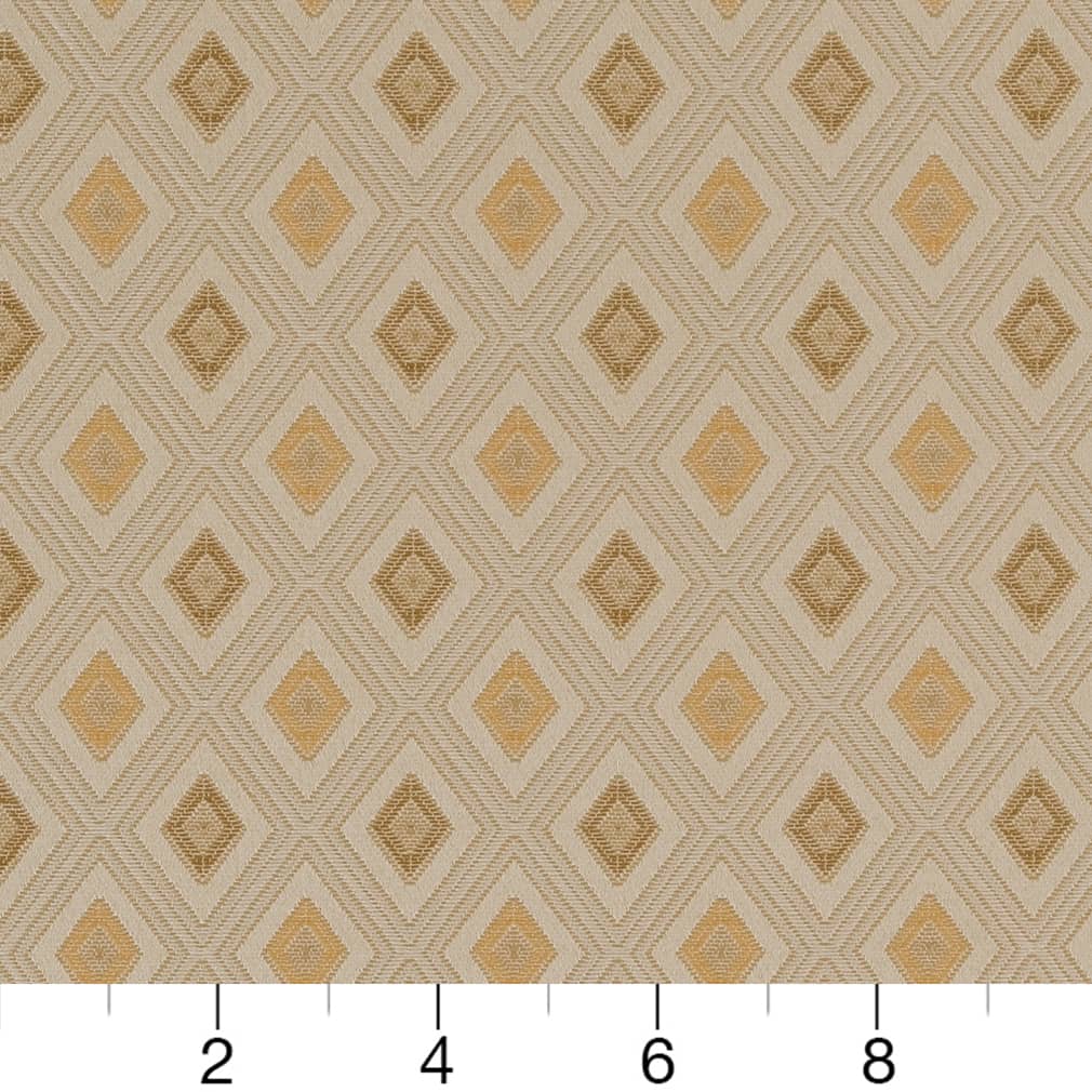 D1804 Diamonds,Small Scale Ivory Margot Beige & Taupe,Gold & Yellow Charlotte Fabrics