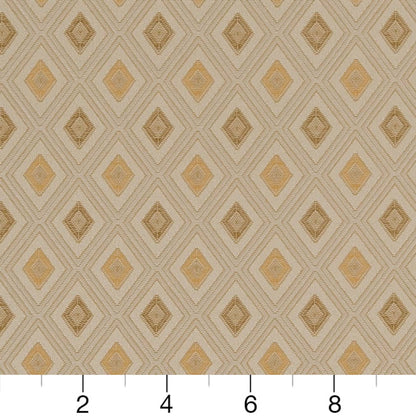 D1804 Diamonds,Small Scale Ivory Margot Beige & Taupe,Gold & Yellow Charlotte Fabrics