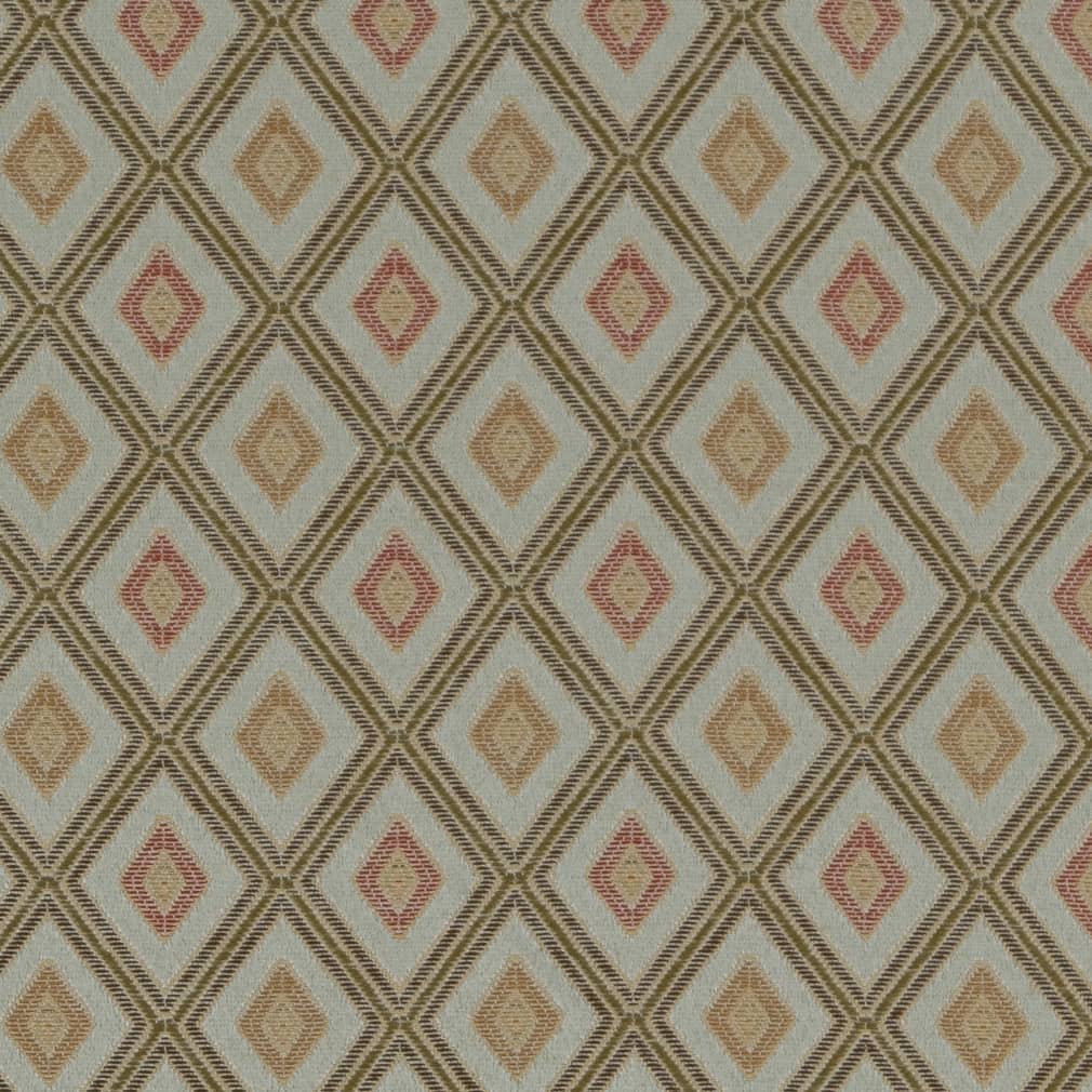 D1805 Diamonds,Small Scale Spring Margot Aqua & Teal Charlotte Fabrics