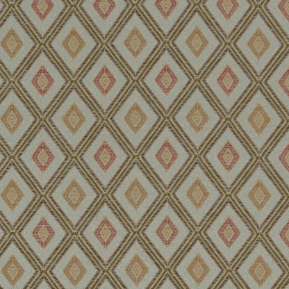 D1805 Diamonds,Small Scale Spring Margot Aqua & Teal Charlotte Fabrics