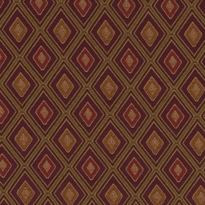 D1806 Diamonds,Small Scale Aubergine Margot Purple Charlotte Fabrics