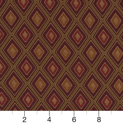 D1806 Diamonds,Small Scale Aubergine Margot Purple Charlotte Fabrics