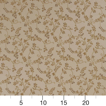 D1809 Leaves Champagne Nicolette Beige & Taupe Charlotte Fabrics