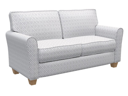D180 Abstract & Geometric Moonstone Lattice Grey & Silver,White & Ivory Charlotte Fabrics