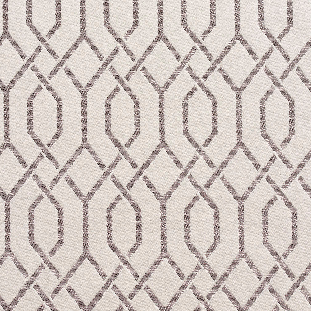 D180 Abstract & Geometric Moonstone Lattice Grey & Silver,White & Ivory Charlotte Fabrics