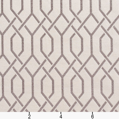 D180 Abstract & Geometric Moonstone Lattice Grey & Silver,White & Ivory Charlotte Fabrics