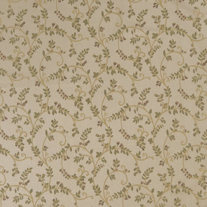 D1811 Leaves Prairie Nicolette Beige & Taupe,Green Charlotte Fabrics