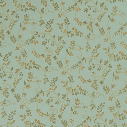 D1812 Leaves Mist Nicolette Aqua & Teal Charlotte Fabrics