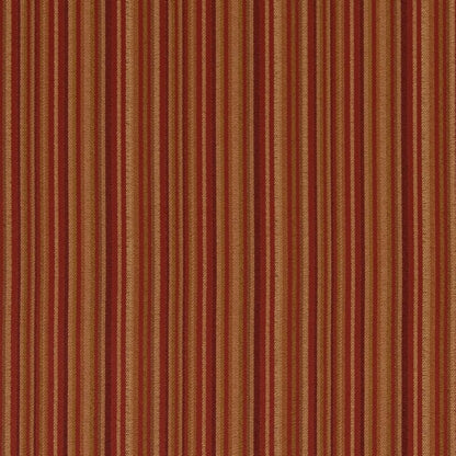 D1813 Stripe Sienna Camille Red & Burgundy Charlotte Fabrics