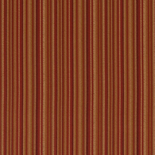 D1813 Stripe Sienna Camille Red & Burgundy Charlotte Fabrics