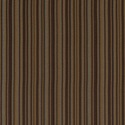 D1815 Stripe Walnut Camille Brown Charlotte Fabrics