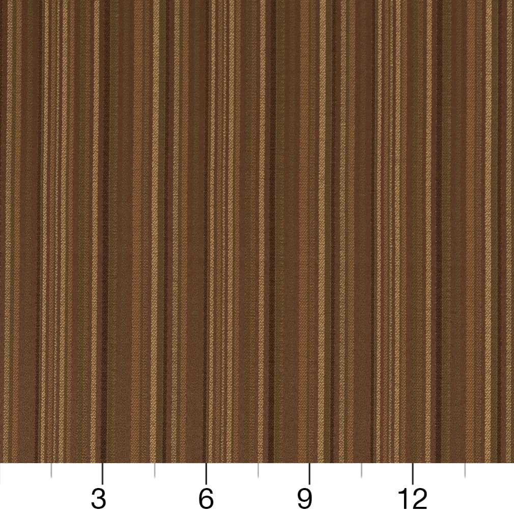 D1816 Stripe Woodland Camille Brown Charlotte Fabrics