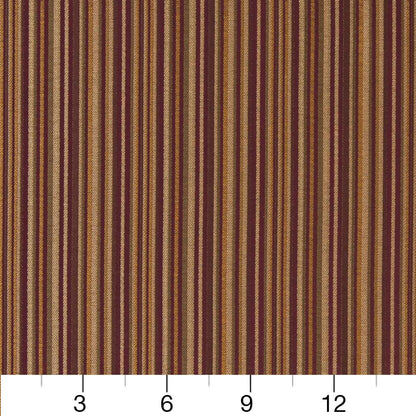 D1819 Stripe Aubergine Camille Purple Charlotte Fabrics