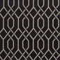D181 Abstract & Geometric Ebony Lattice Black Charlotte Fabrics