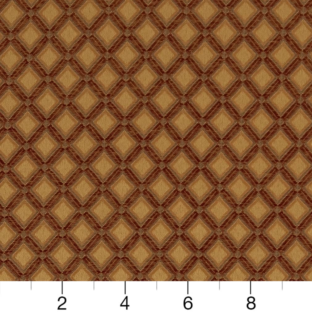 D1820 Diamonds,Small Scale Antique Estelle Gold & Yellow Charlotte Fabrics
