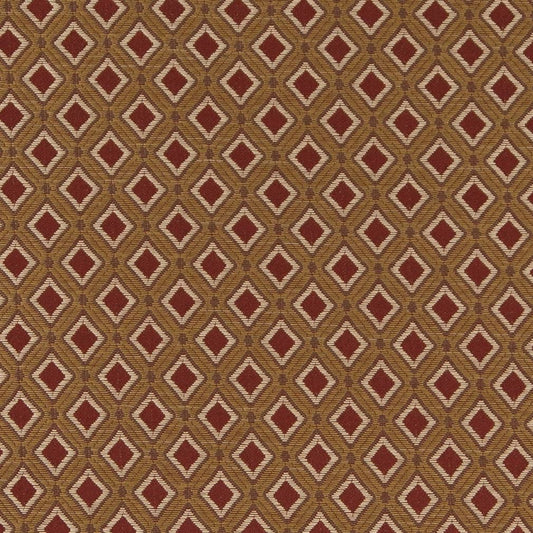 D1821 Diamonds,Small Scale Currant Estelle Red & Burgundy Charlotte Fabrics