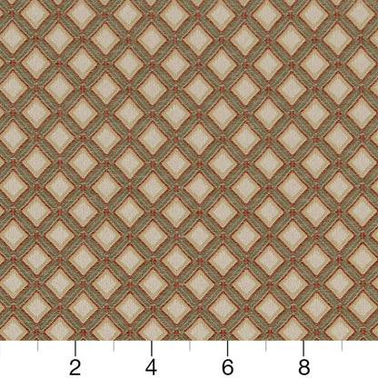 D1823 Diamonds,Small Scale Garden Estelle Green Charlotte Fabrics