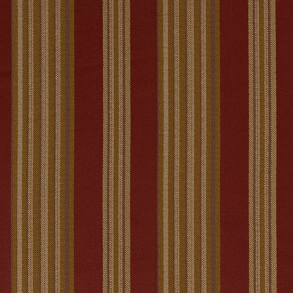 D1827 Stripe Currant Zoe Red & Burgundy Charlotte Fabrics