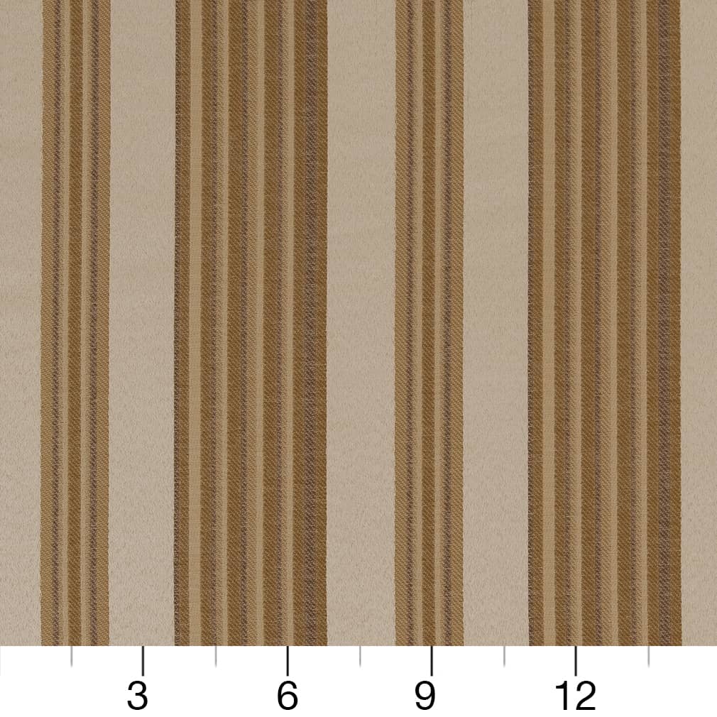 D1828 Stripe Champagne Zoe Beige & Taupe,Gold & Yellow Charlotte Fabrics
