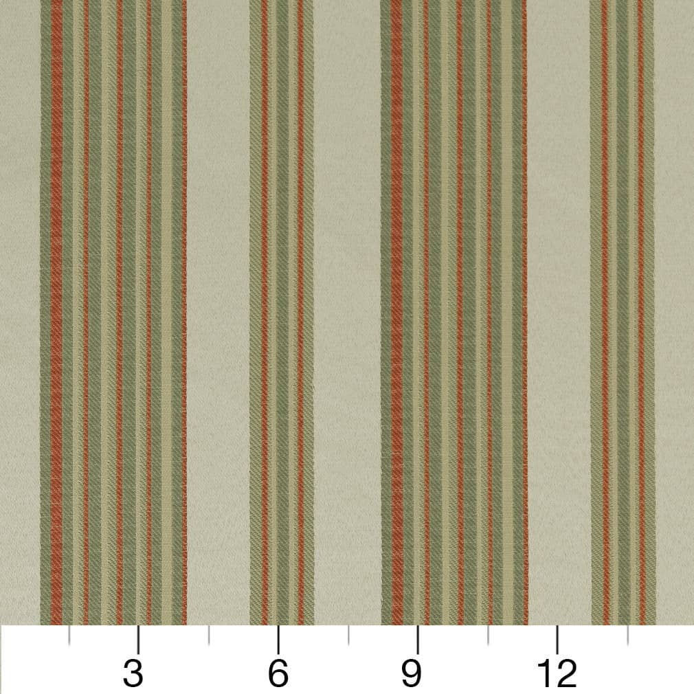 D1829 Stripe Garden Zoe Green Charlotte Fabrics