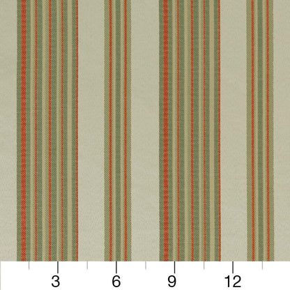 D1829 Stripe Garden Zoe Green Charlotte Fabrics