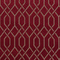 D182 Abstract & Geometric Merlot Lattice Red & Burgundy Charlotte Fabrics