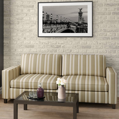 D1830 Stripe Prairie Zoe Green Charlotte Fabrics