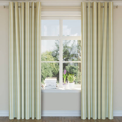 D1831 Stripe Mist Zoe Aqua & Teal Charlotte Fabrics
