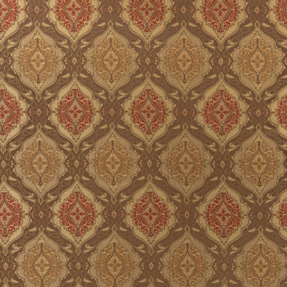 D1835 Damask Woodland Antoinette Brown Charlotte Fabrics