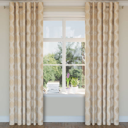 D1836 Damask Ivory Antoinette Beige & Taupe,Gold & Yellow Charlotte Fabrics