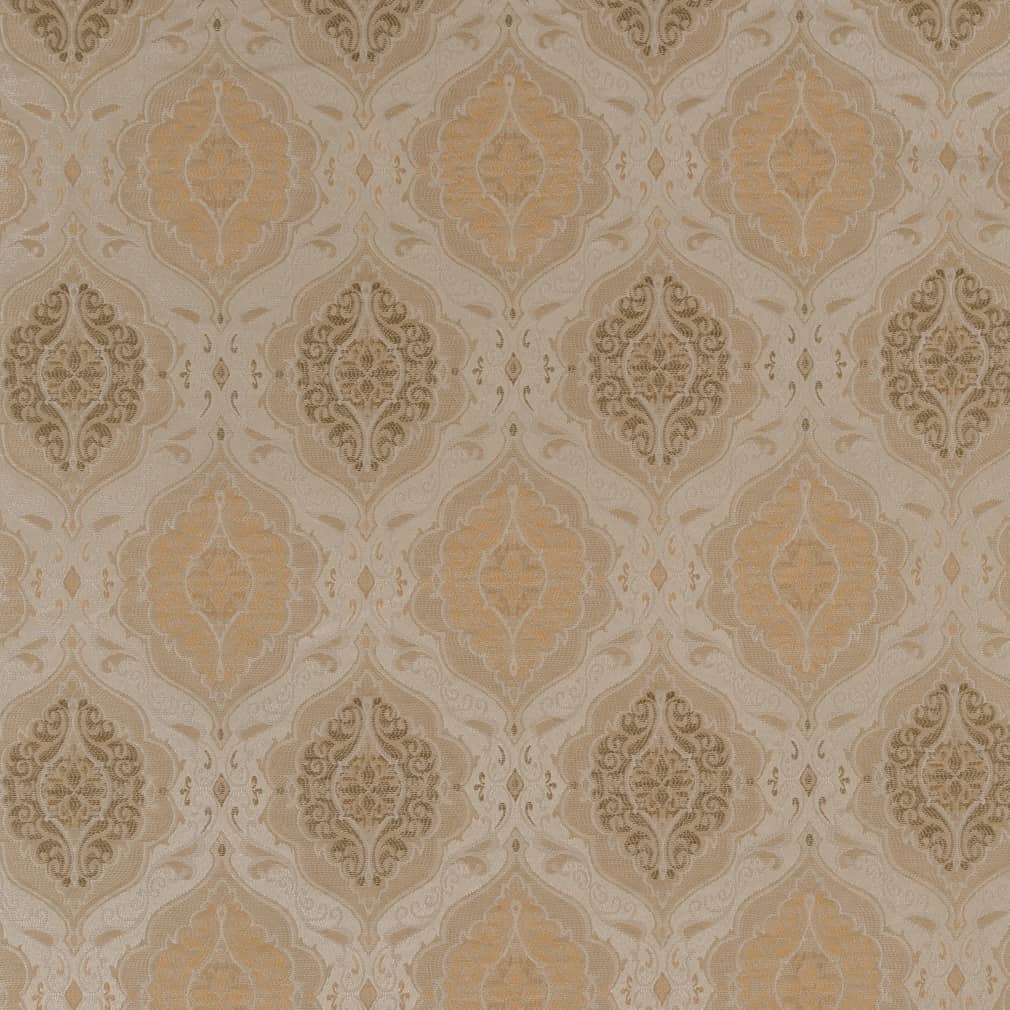 D1836 Damask Ivory Antoinette Beige & Taupe,Gold & Yellow Charlotte Fabrics