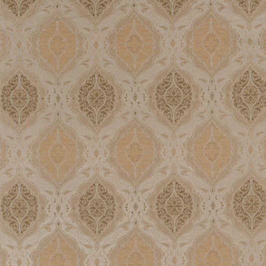 D1836 Damask Ivory Antoinette Beige & Taupe,Gold & Yellow Charlotte Fabrics