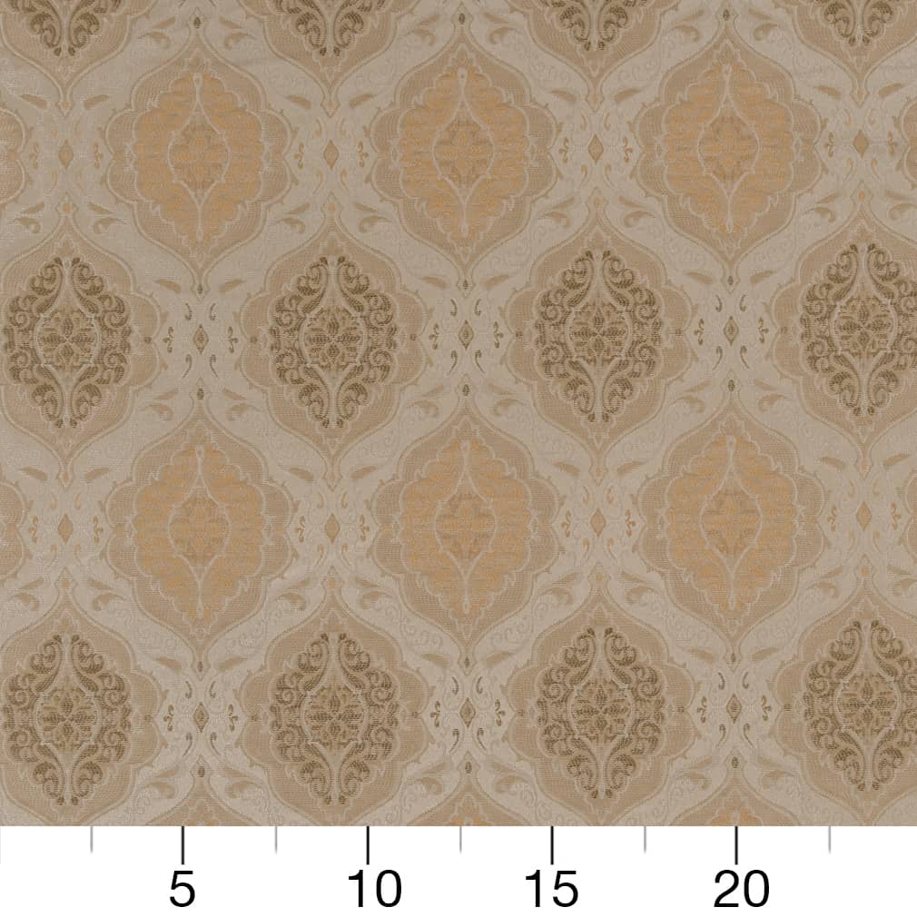 D1836 Damask Ivory Antoinette Beige & Taupe,Gold & Yellow Charlotte Fabrics