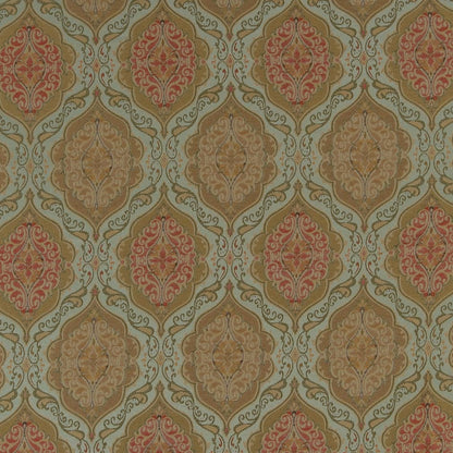 D1837 Damask Spring Antoinette Aqua & Teal Charlotte Fabrics