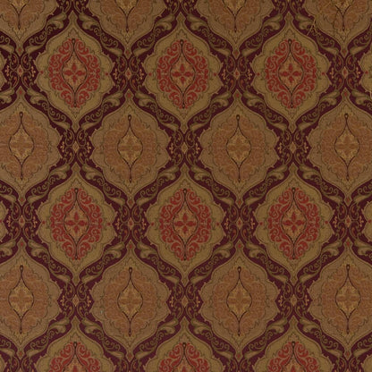 D1838 Damask Aubergine Antoinette Purple Charlotte Fabrics