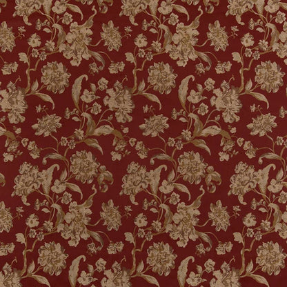 D1840 Floral Currant Cecile Red & Burgundy Charlotte Fabrics
