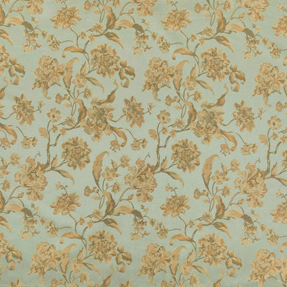 D1844 Floral Mist Cecile Aqua & Teal Charlotte Fabrics