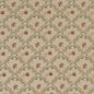 D1848 Floral,Leaves Garden Juliet Coral & Peach,Green Charlotte Fabrics