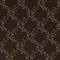 D1853 Diamonds,Leaves Walnut Ella Brown Charlotte Fabrics
