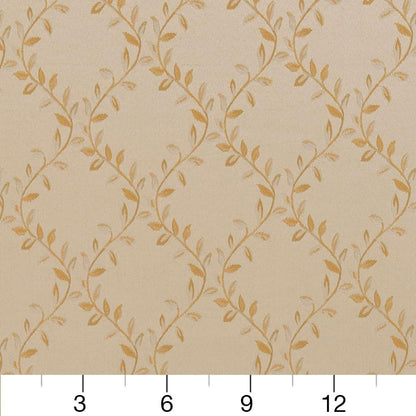 D1855 Diamonds,Leaves Ivory Ella Beige & Taupe,Gold & Yellow Charlotte Fabrics