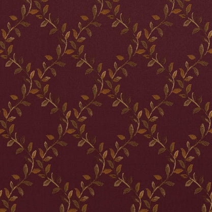D1857 Diamonds,Leaves Aubergine Ella Purple Charlotte Fabrics