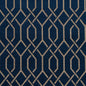 D189 Abstract & Geometric Sapphire Lattice Blue Charlotte Fabrics