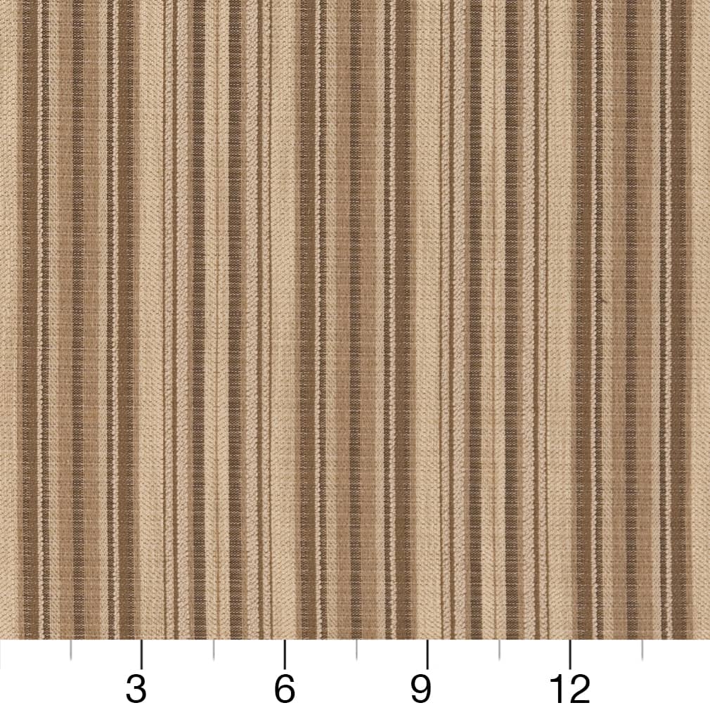 D1940 Stripe Ecru Stripe Beige & Taupe Charlotte Fabrics