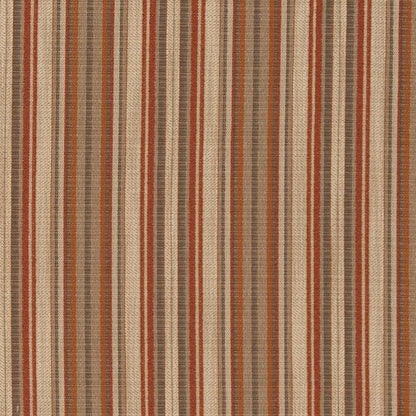 D1942 Stripe Papaya Stripe Orange & Rust Charlotte Fabrics