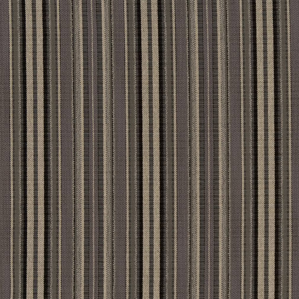 D1943 Stripe Pewter Stripe Grey & Silver Charlotte Fabrics