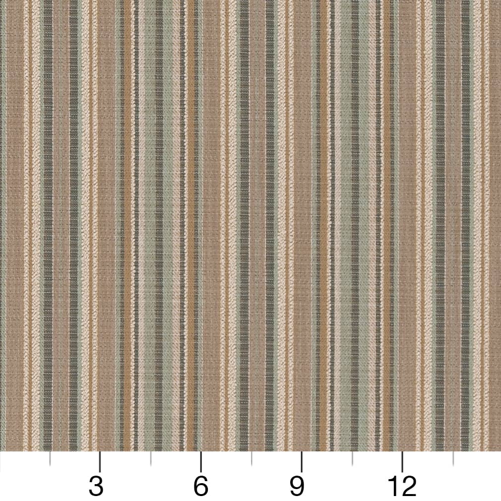 D1945 Stripe Lagoon Stripe Aqua & Teal Charlotte Fabrics
