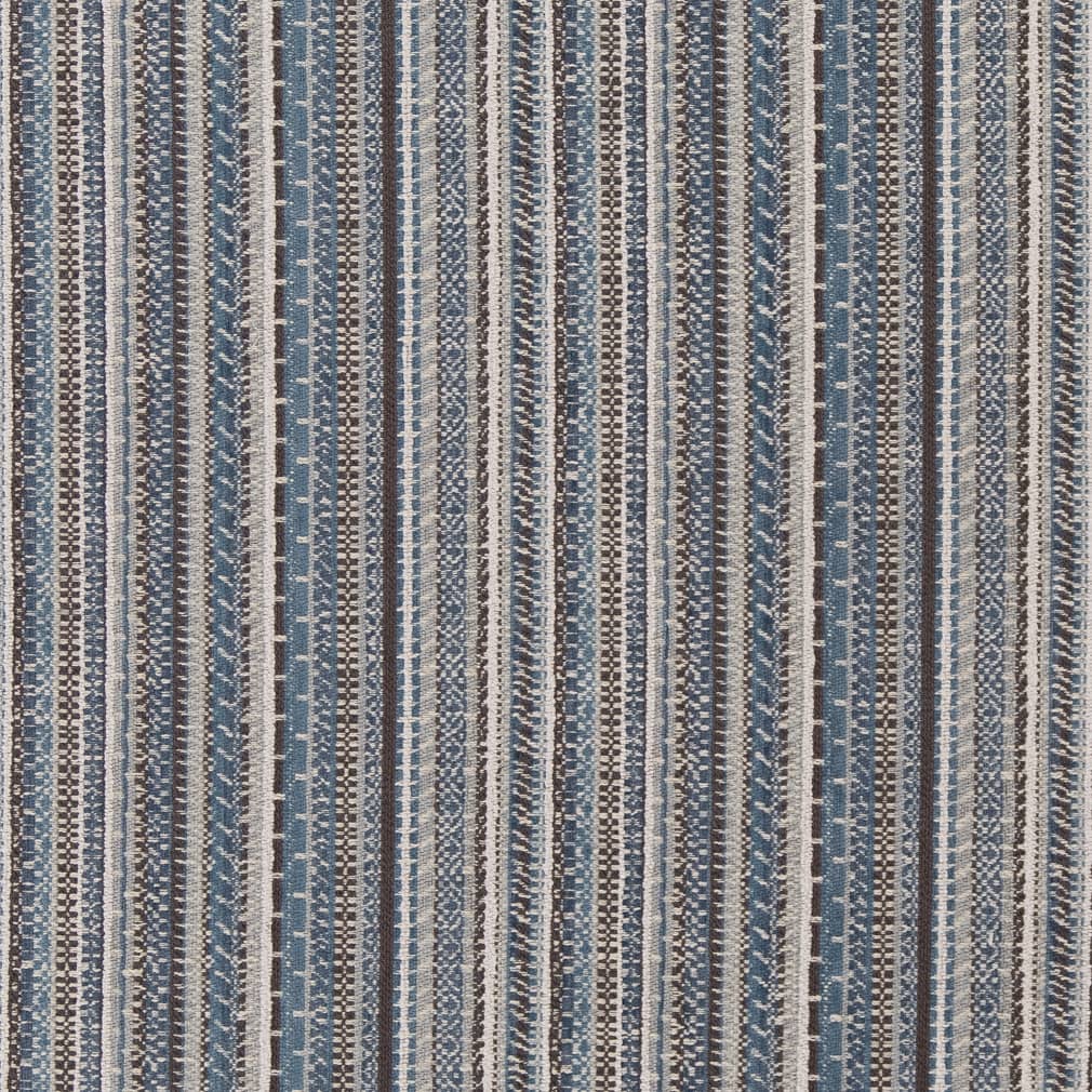 D1946 Stripe Chambray Blue Charlotte Fabrics