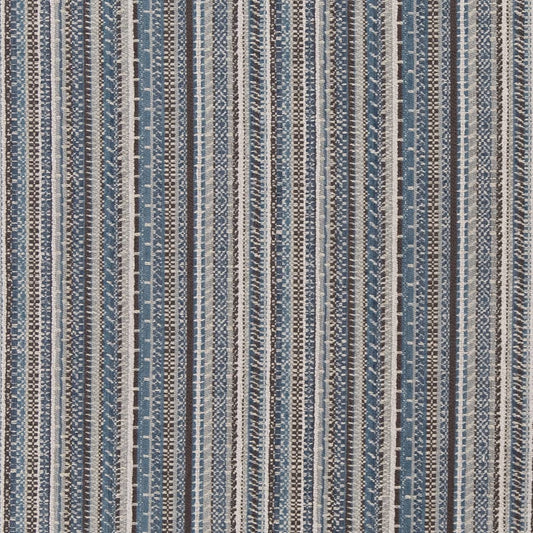 D1946 Stripe Chambray Blue Charlotte Fabrics