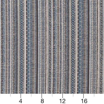 D1946 Stripe Chambray Blue Charlotte Fabrics